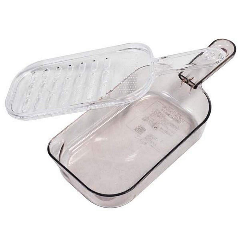 JapanBargain Japan Bargain, Japanese Plastic Zester Grater â€“ Multi-Purpose Fine Grater for Vegetables, Fruits, Cheese, Garlic, Ginger, Wasabi â€“ BPA-Free, Dishwasher Safe, Made in Japan (1, Large) - Image 2